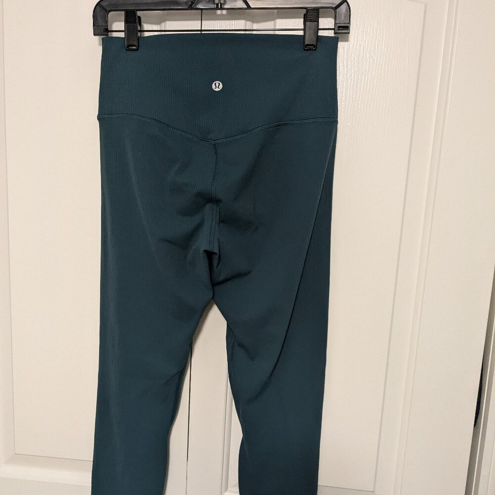 LuluLemon Align Ribbed Leggings Green Size 10